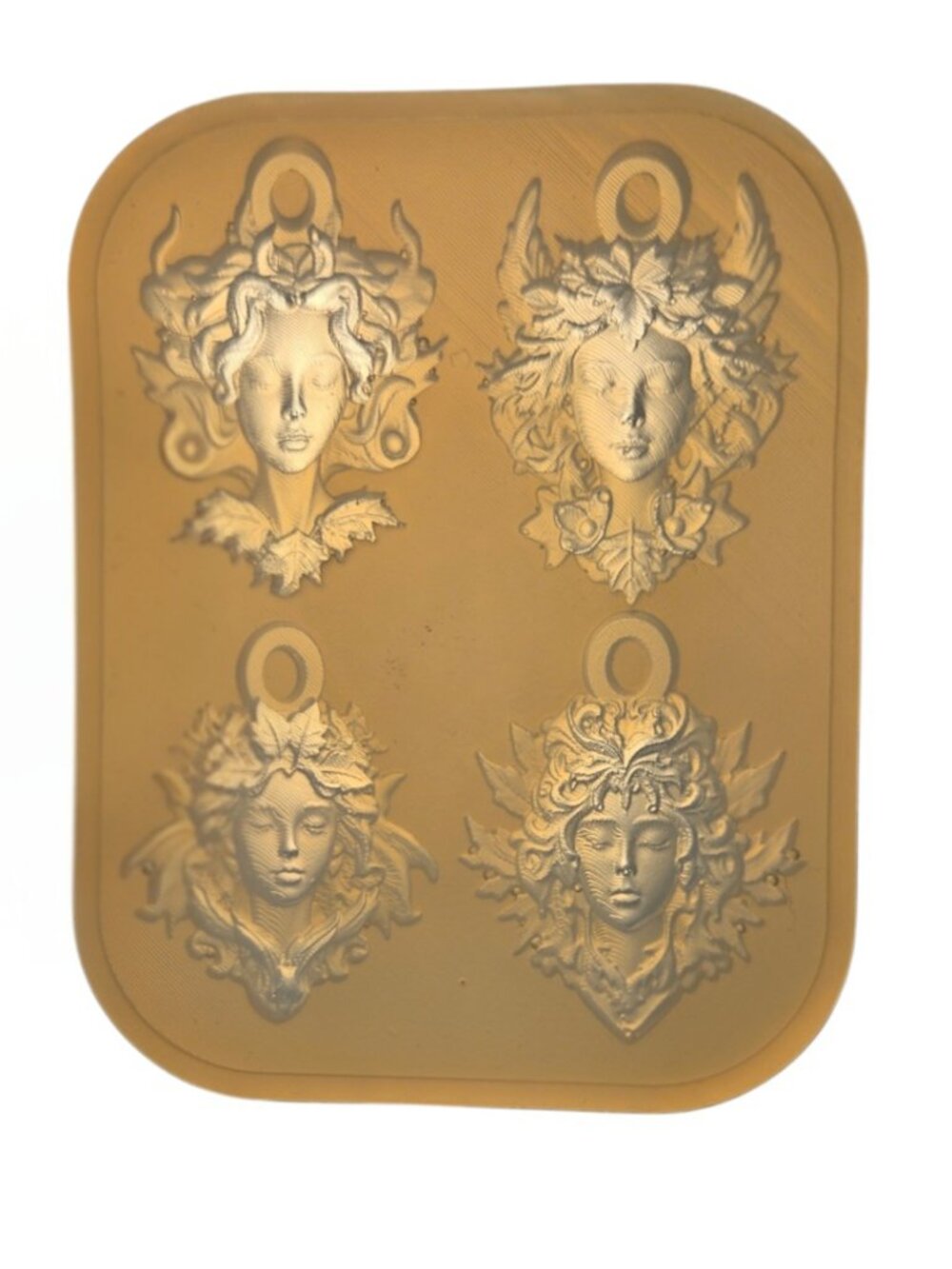 Classical Era Ladies Silicone Mold - Picture 3 of 12